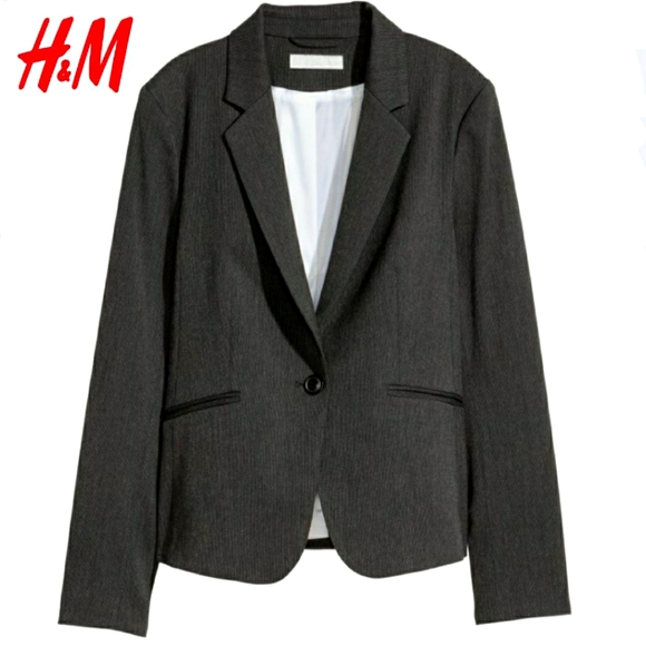 Fitted One Button Blazer